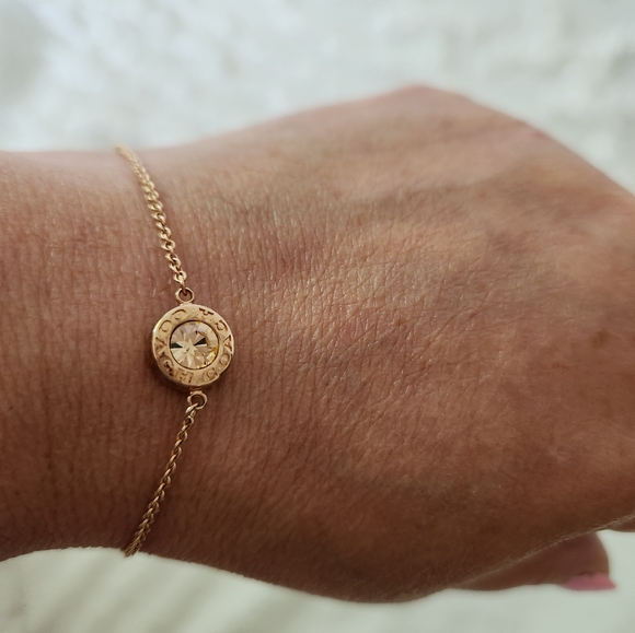 Coach Jewelry - COACH OPEN CIRCLE SLIDER BRACELET F67072 ROSEGOLD